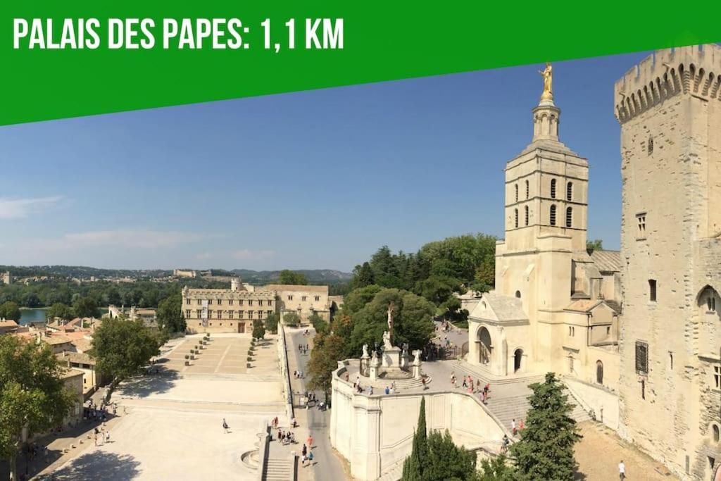 Pops Flat - Parking Prive Gratuit - Wi-Fi - Ac Clim Lägenhet Avignon Exteriör bild