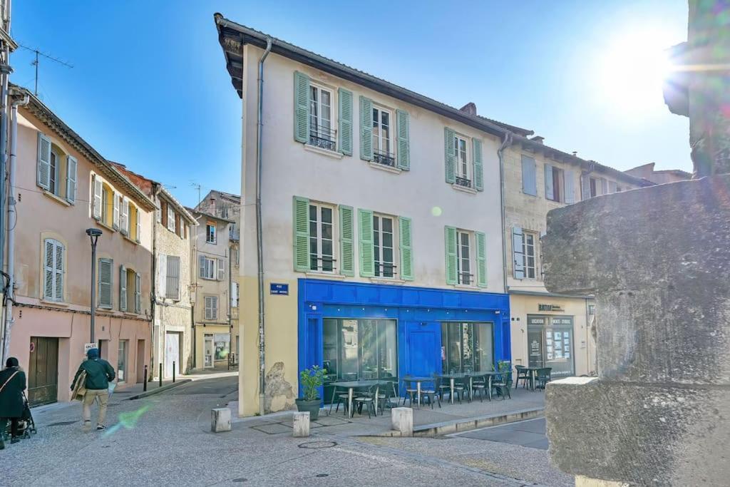 Pops Flat - Parking Prive Gratuit - Wi-Fi - Ac Clim Lägenhet Avignon Exteriör bild